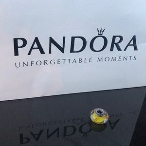 Pandora Yellow Polka Dot Charm